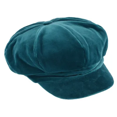 Cap Gavroche Anna Velvet Blue Oil - Traclet