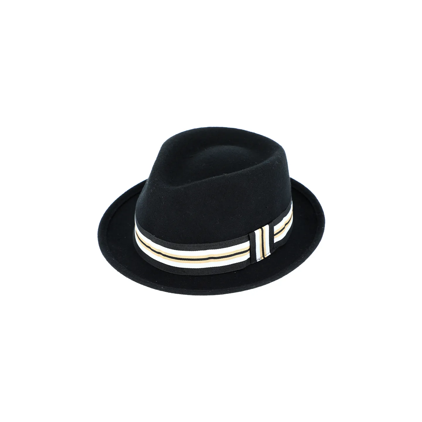 Chapeau Trilby Feutre Laine Noir - Traclet