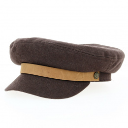 Marin Fiddler Brown Wool Cap - Brixton