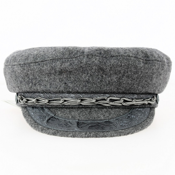 Casquette Marin Camaret Laine & Nylon Gris - Traclet