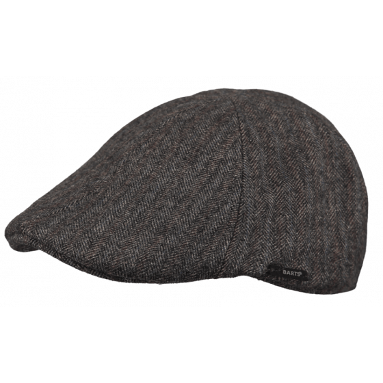 Mitchell Duckbill Cap Grey & Beige - Barts