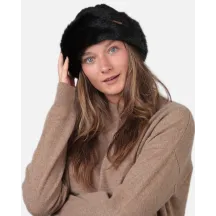 Cable Faux Fur Beanie Black - Barts