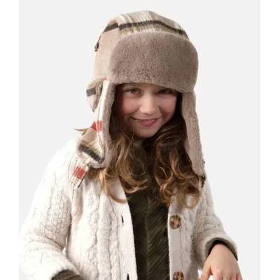 Children's Peachess Beige Chapka - Barts