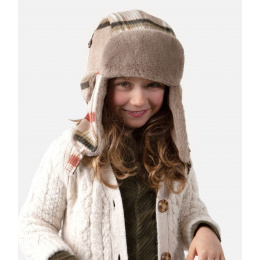 Children's Peachess Beige Chapka - Barts
