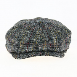 Houston eight rib cap - grey wool - Crambes
