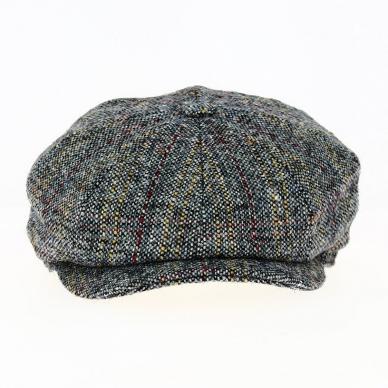 Casquette Huit côtes Houston laine gris - Crambes