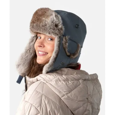 Kamikaze Army Blue & Grey Trapper Hat - Barts Reference: 16869| Traclet Hat Shop