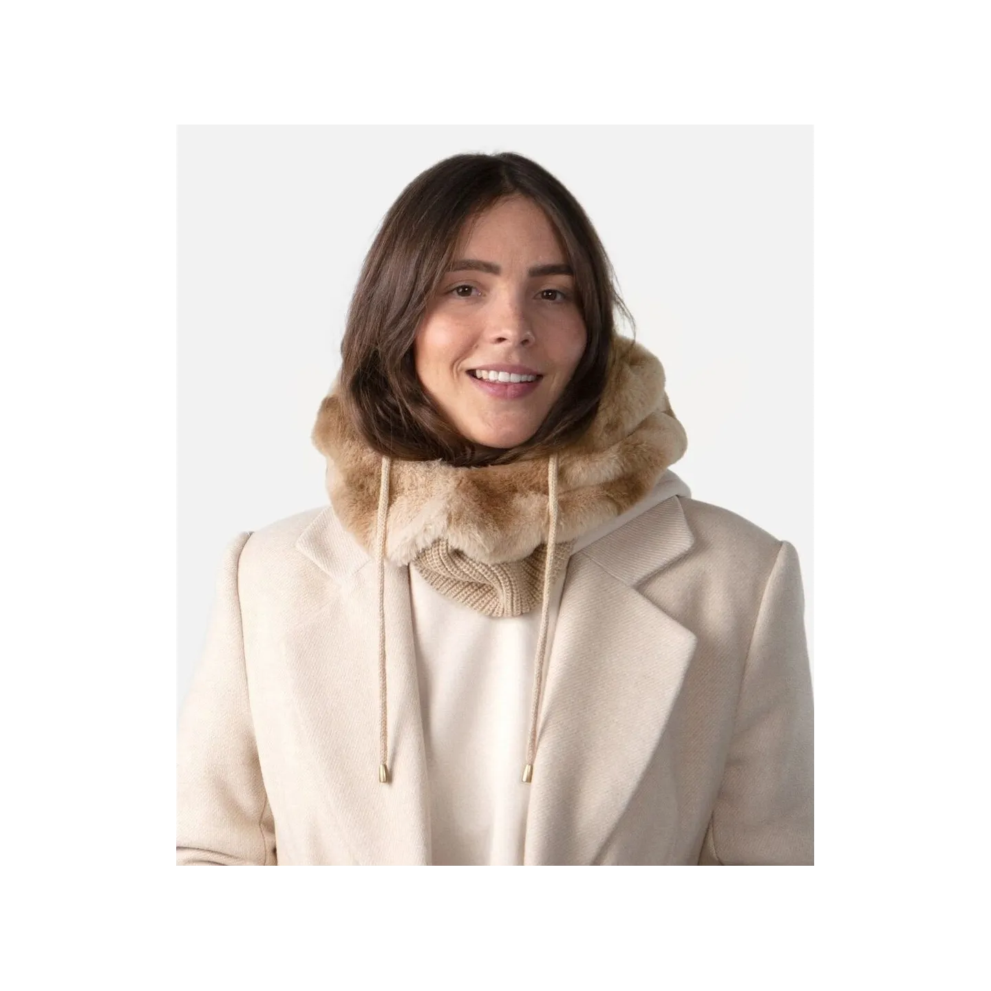 Hooded Snood Eliess Sand - Barts   Reference: 16874 | Traclet Hat Shop