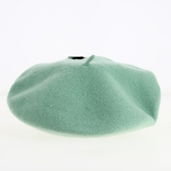 Turquoise Wool Beret - Traclet