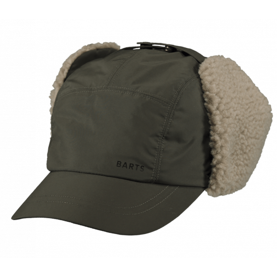 Boise Ear Flap Cap Olive - Barts