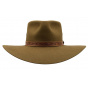 Khaki Fur Felt Territory Hat - Akubra