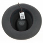 Fedora Woolfelt Hat Anthracite inside - Stetson