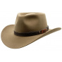 Snow River Felt Hat Sand hair - Akubra