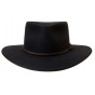 Cattleman Hat Black Felt Hair - Akubra