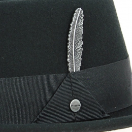 PorkPie Wool Hat Black - Stetson