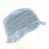 Elza Fleece Bob Hat Ice Blue Earmuffs - Traclet