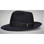 Fedora Alessandria Black Felt Hat - Borsalino