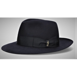 chapeau feutre poil noir Borsalino Reference : 306