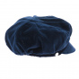 Navy velvet cap - Fléchet