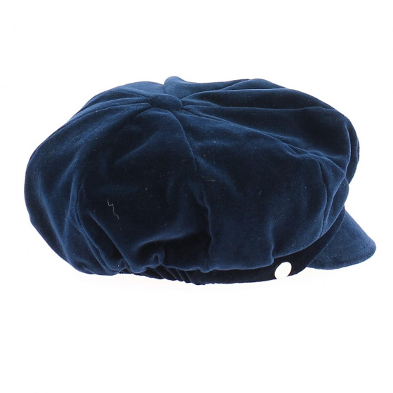 Casquette gavroche velours marine - Fléchet Casquette gavroche velours marine - Fléchet