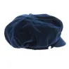 Navy velvet cap - Fléchet