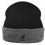 Kango Pull-On Beanie Black & Grey