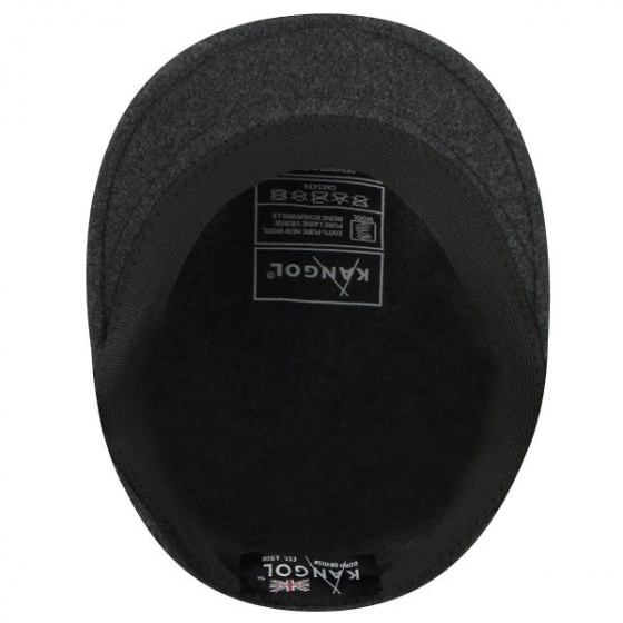 Casquette Plate 504 Hiver Anthracite - Kangol