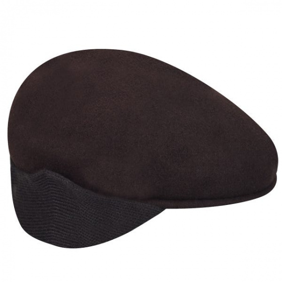 Brown Ear-Flap Cap - Kangol Brown Ear-Flap Cap - Kangol