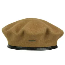 Béret Wool Monty Camel - Kangol Reference : 16923| Chapellerie Traclet