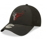 9FORTY Chicago Bulls Black Strapback Cap - New Era