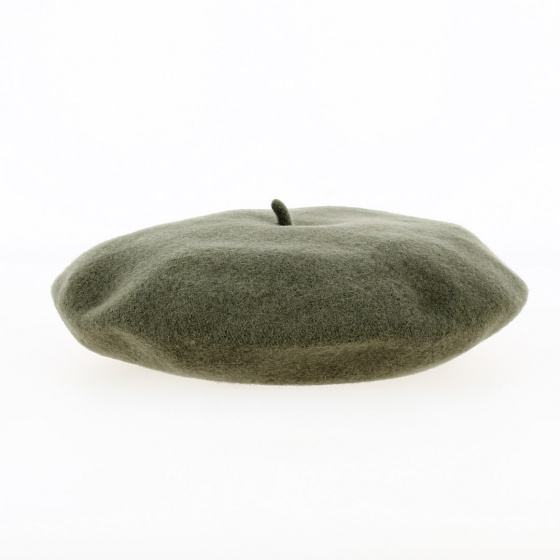 Trendy khaki beret Flora Laine Trendy khaki beret Flora Laine