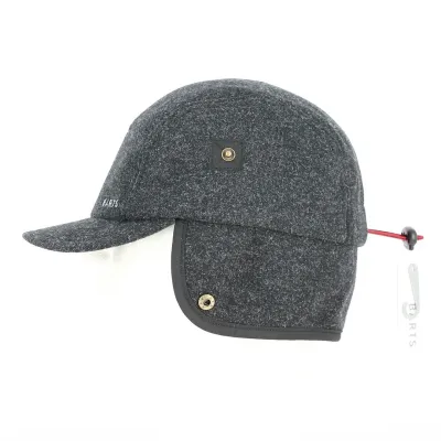 Casquette Deltana 5 panel Cache-Oreilles Noir - Barts