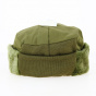 Reversible hunting cap Kaki-Orange back up - Traclet