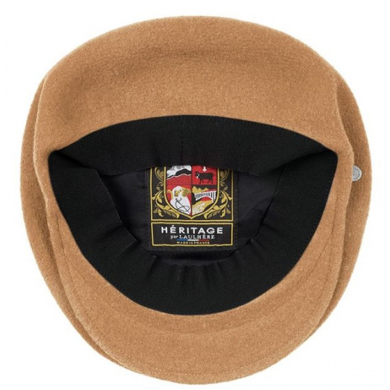 Béret casquette St Jean Camel - Héritage par Laulhère Béret casquette St Jean Camel - Héritage par Laulhère