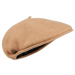 Pau Camel Wool Cap Beret - Laulhère