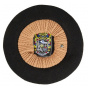Laulhère Parisienne Lys Wool Beret - Black