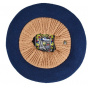 Parisian Beret Lys Navy Blue Wool - Laulhère