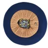 Navy Blue Wool Parisian Beret Lys - Laulhère