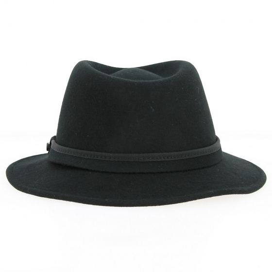 Chapeau traveller en laine noir - Traclet Chapeau traveller en laine noir - Traclet