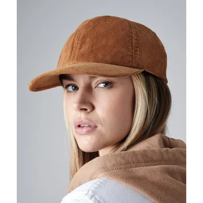 Camel Velvet Baseball Cap - Beechfield - Traclet Hat Shop - Reference: 16953