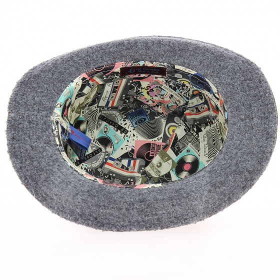 Blue Cotton Bowler Hat - Alfonso d'este