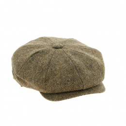 Arnold Chevron Cap - Brown & Beige Chinée - Traclet
