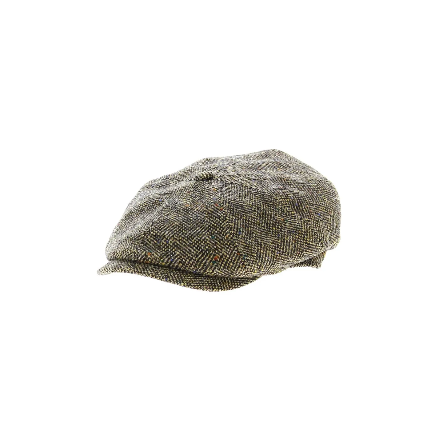 Arnold Chevron Cap - Brown & Beige Chinée - Traclet