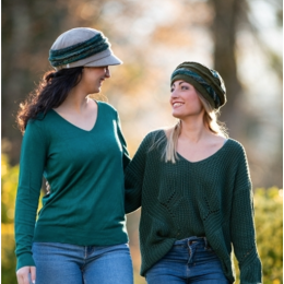 Gavroche Ebony Wool Grey & Green Cap - MTM