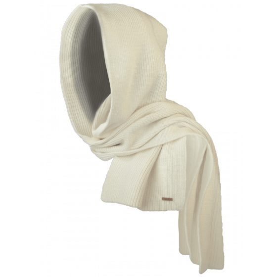 Karlini Hooded Scarf Cream - Barts