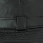 Black Leather Palermo Bucket Hat - Traclet