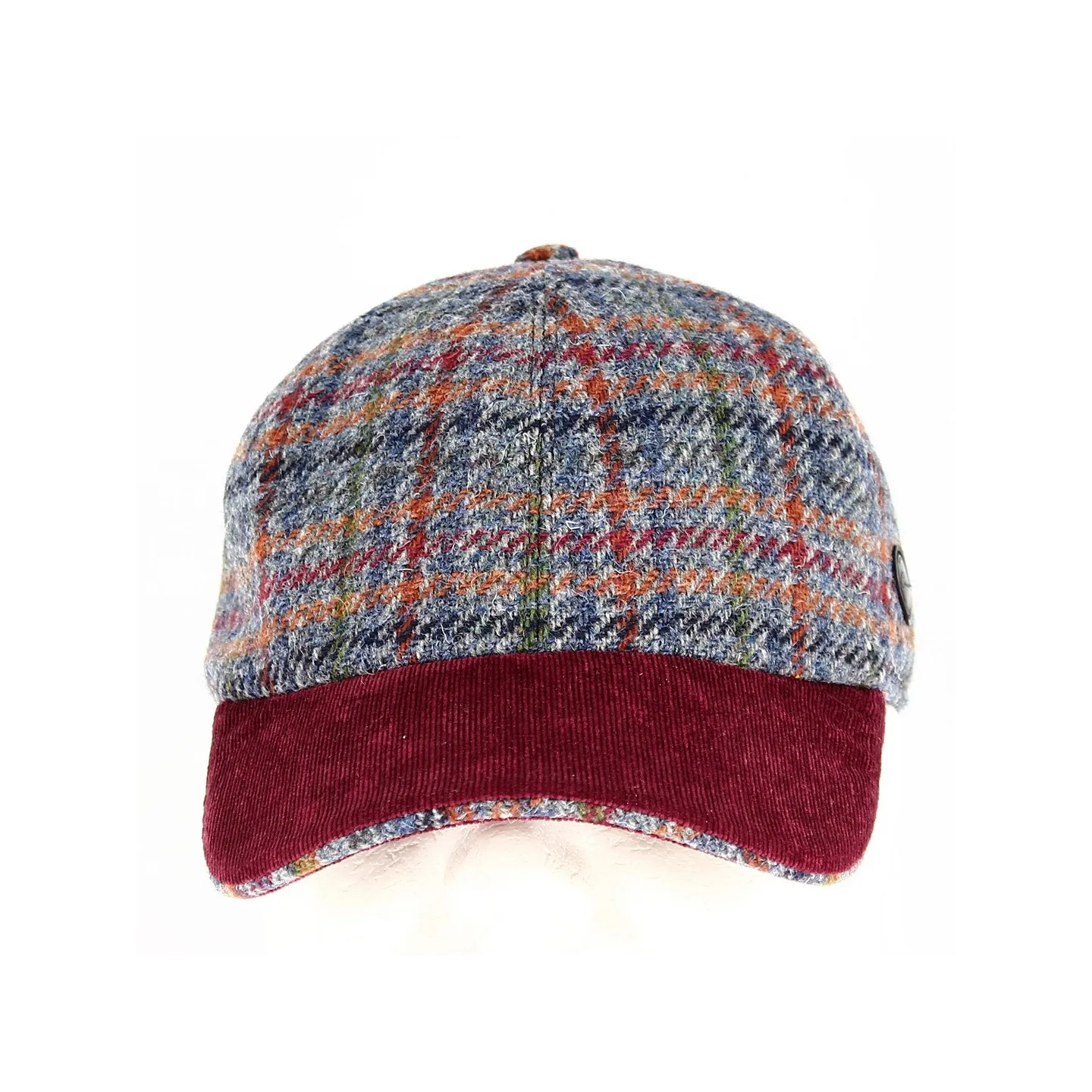Casquette Baseball Plivory Laine Bleu et Bordeaux - Crambes