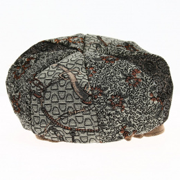 Cap Gavroche Océane Patchwork Taupe - Crambes