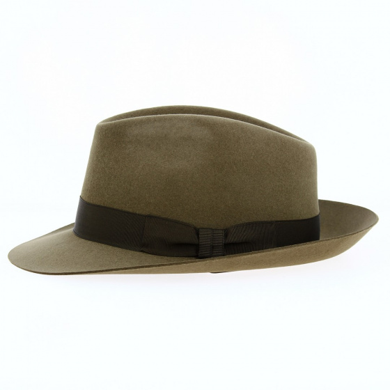 Fedora Gabin Shaved Felt Whisky Hat - Crambes