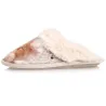Chaussons Mules Femme Imprimé Chat - Isotoner   - Boutique Traclet Reference : 17015| Chapellerie Traclet